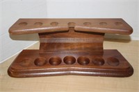 WOOD PIPE STAND