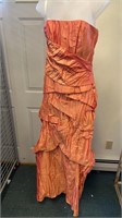 Orange Nox Nari Anna’s Dress 1026 Sz M (No Scarf