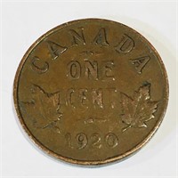 1920 Canada One Cent Coin