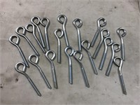 20 pcs 1/2-13 x 8" Steel Eyebolts