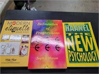 Psychology and etiquette books