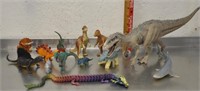 Lot of prehistoric animal figures