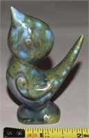 MCM Signed MJ 81Z Glazed Art Pottery Mod Bird