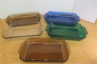 Lot of Pyrex, Anchor Hocking Glass Baking Pans