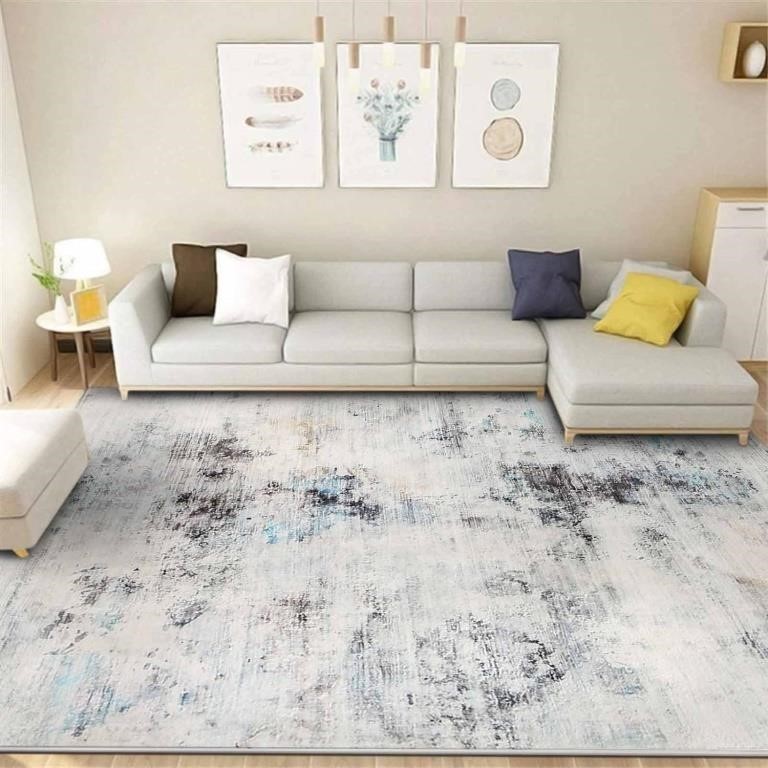 Modern Abstract Area Rug Carpet 9X12 Rugs