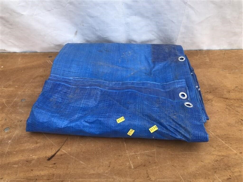 Blue Plastic Tarp