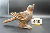 Vintage cast iron bird with fabulous patina