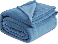 Bedsure Fleece Blanket Queen Size for Bed - Washed