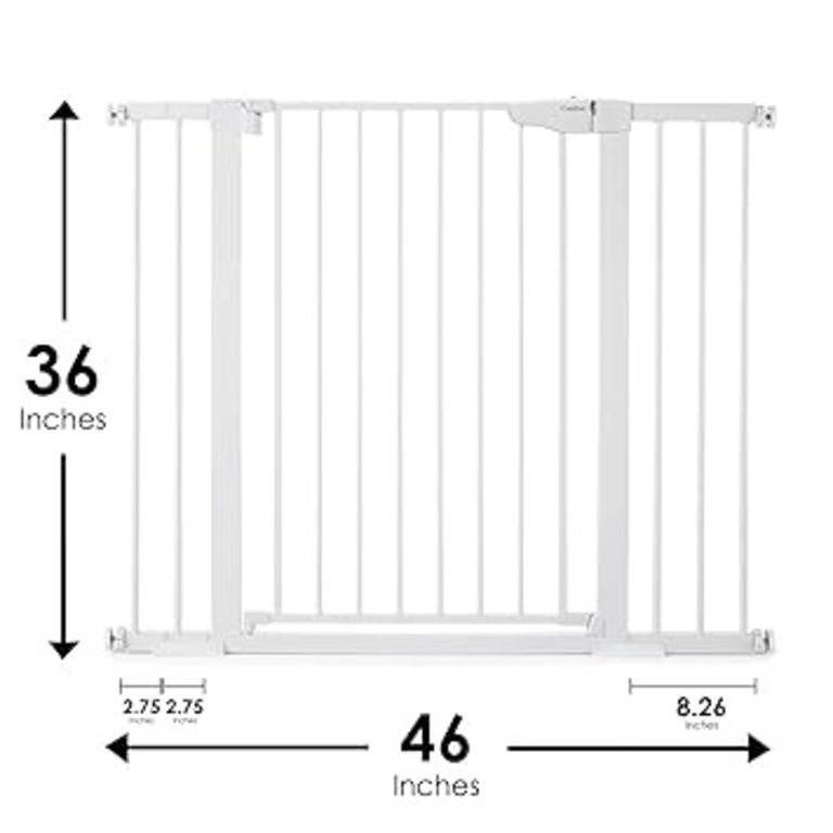 Cumbor 36" Extra Tall Baby Gate For Dogs And Kids