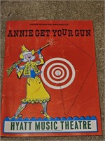 Annie Get Your Gun 1964 Musical Pamphlet