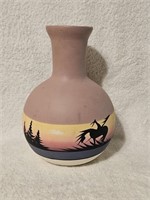 Southwest Pottery Vase - Signed