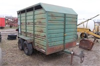 Schuette 10' cattle trailer