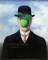 René Margritte “ Son Of Man” Print On Paper