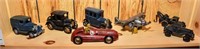 Cast iron toy cars & airplane - 7 assorted pcs