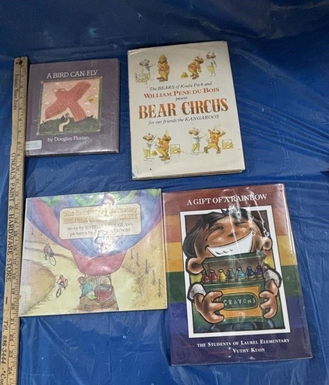 4 Assorted Children's Books