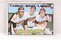 #1 TOPPS THE CHAMPS BASEBALL CARD 1967