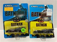 lot of two Batman cars by Ertl