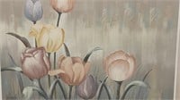 Large Signed Tulips by Lee Reynolds see notes