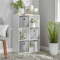 Mainstays 6-Cube Storage Organizer  White