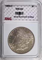 1889-O MORGAN DOLLAR RNG CH BU