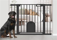 AUTO CLOSE BABY GATE WITH CAT DOOR - TESTED NO