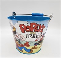 Popeye Lithographed Metal Sand Pail