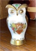 Vintage Franklin Mint Satsuma Miniature Owl