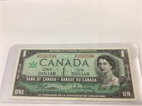 Centennial $1.00 bill Canadian