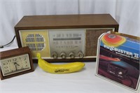 Vtg. Admiral Radio, Sunbeam Clock & Fuzzbuster