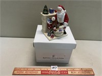 ROYAL DOULTON SANTA SCENE WITH PACKAGING