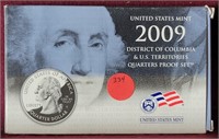 2009 D.C. & U.S. TERRITORIES QUARTERS PROOF SET