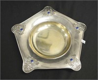 Art Nouveau European silver plated basket