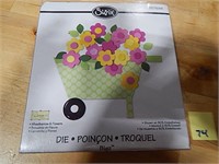 Sizzix Wheelbarrow Of Flowers Die