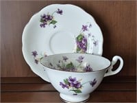Heathcote bone china cup and saucer