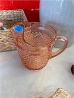 Pink Depression Style Pitcher