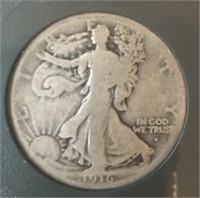 1916 Walking Liberty Circulated Half Dollar