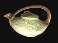 Vintage McCoy Pottery Daisy teapot. In case