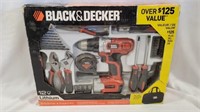 NEW Black & Decker Drill/Driver Project Kit P13B