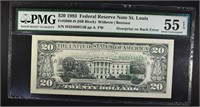 1993 $20 FEDERAL RESERVE NOTE