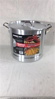 Gourmet Chef 40 Quart Stockpot with Rack and Lid