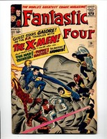 MARVEL COMICS FANTASTIC FOUR #28 SILVER AGE VG-F