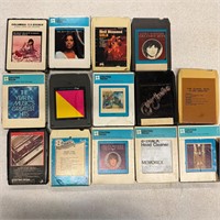 8-Track cassette tapes, 14pc (TR)