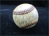 Babe Ruth and Lou Gehrig Signed Baseball
