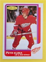 Petr Klima 1986-87 OPC Rookie Card