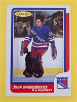 John Vanbiesbrouck 1986-87 OPC Rookie Card