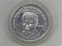 1993 Riverside Resort .999 Silver Coin