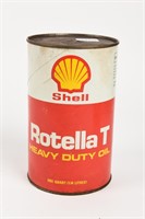 SHELL ROTELLA T HEAVY DUTY OIL FIBRE QUART CAN