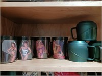 Snap-On Coffee Mugs & Aladdin Plastic Mugs