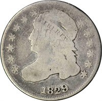 1829 CAPPED BUST DIME - GOOD