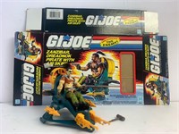 Hasbro 1987 GI Joe Air Skiff w/ Zanzibar + Box
